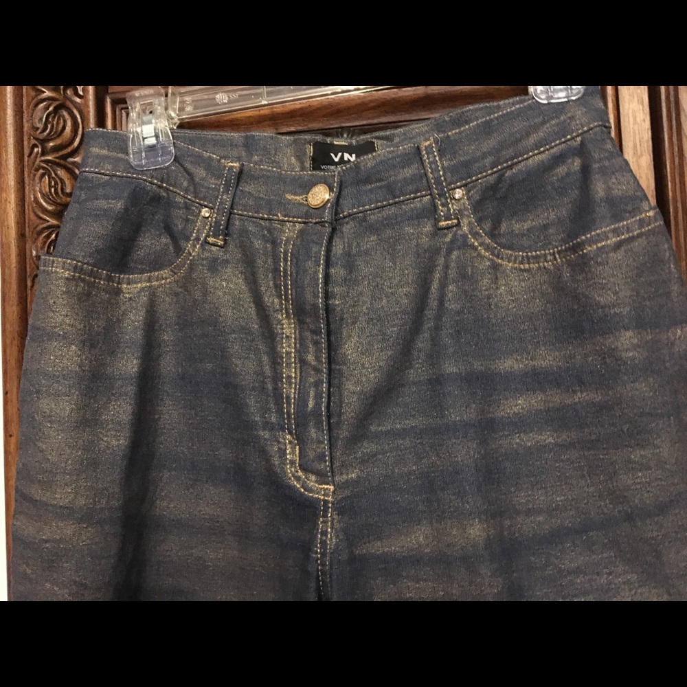 VTG Votre Nom Jeans washed with Gold - Picture 2 of 8